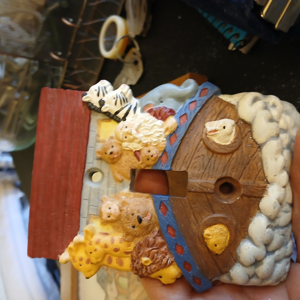 Colorful Noah's Ark Light Switch Cover